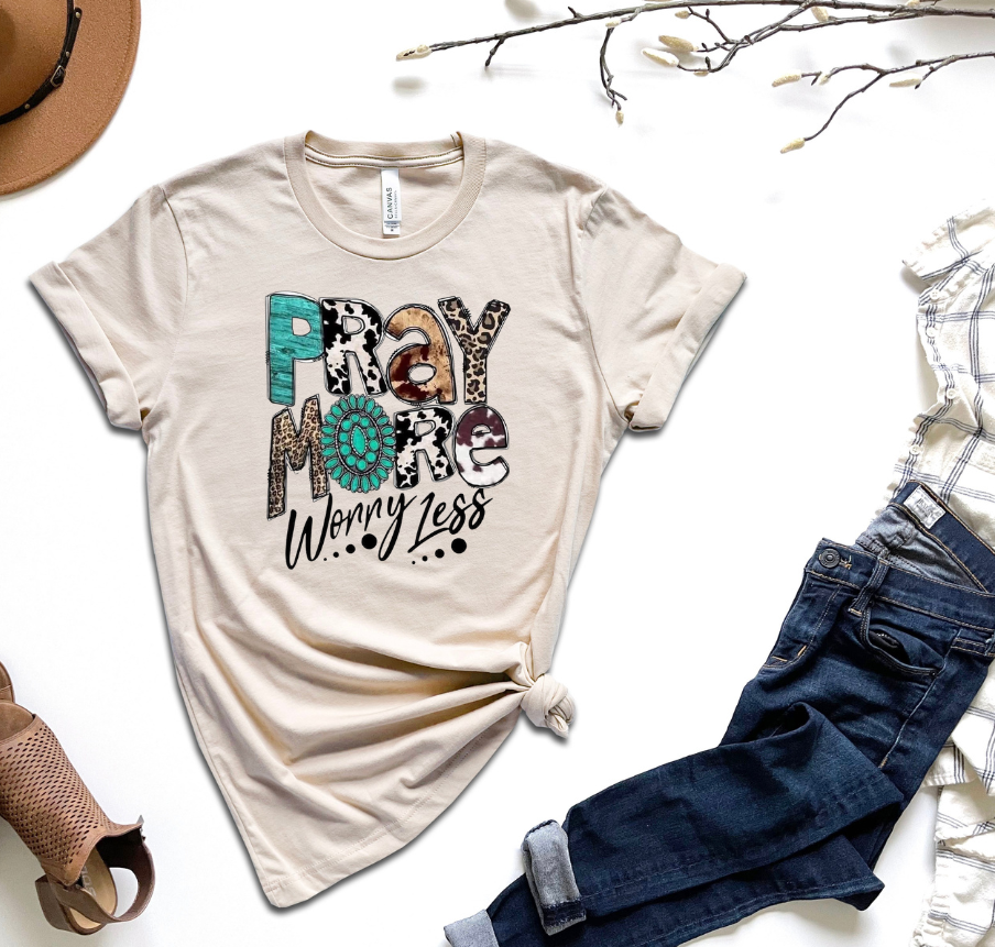 PRAY MORE DTF TRANSFER