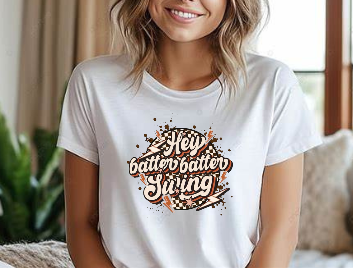 HEY BATTER SWING DTF TRANSFER