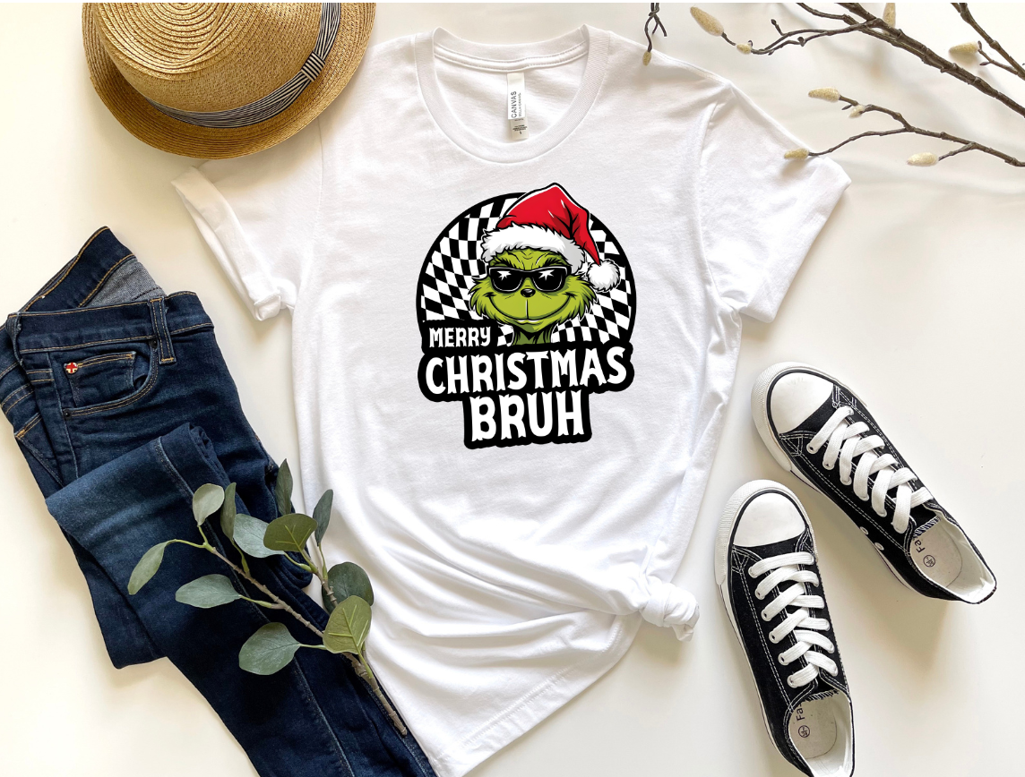 MERRY CHRISTMAS BRUH-DTF TRANSFER