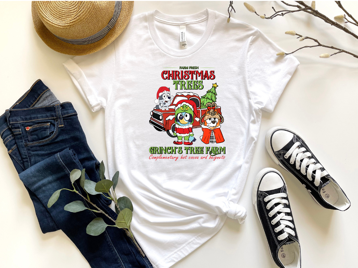 FRESH FARM CHRISTMAS TREES-DTF TRANSFER