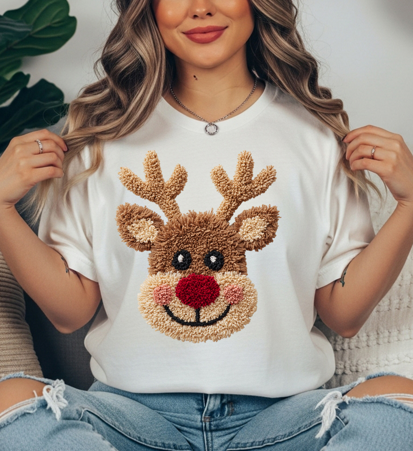 CHRISTMAS REINDEER TRANSFER