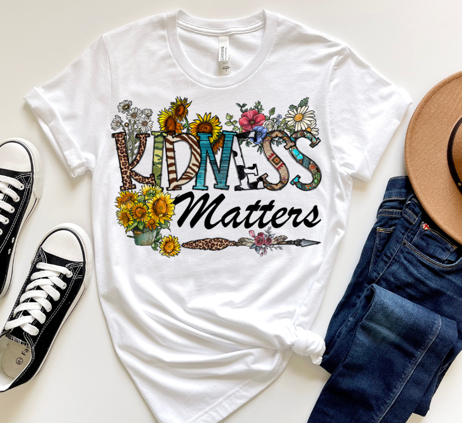 KINDNESS MATTERS DTF TRANSFER