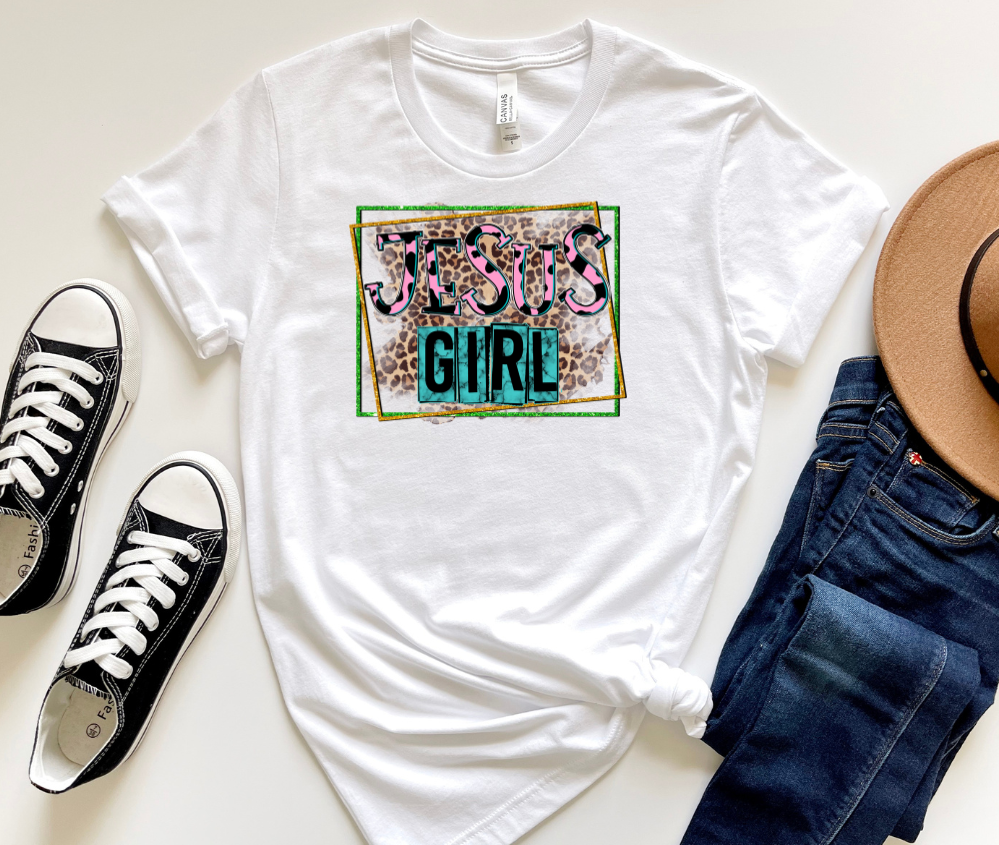 JESUS GIRL DTF TRANSFER