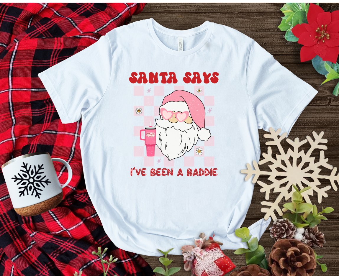 SANTA SAYS DTF TRANSFER