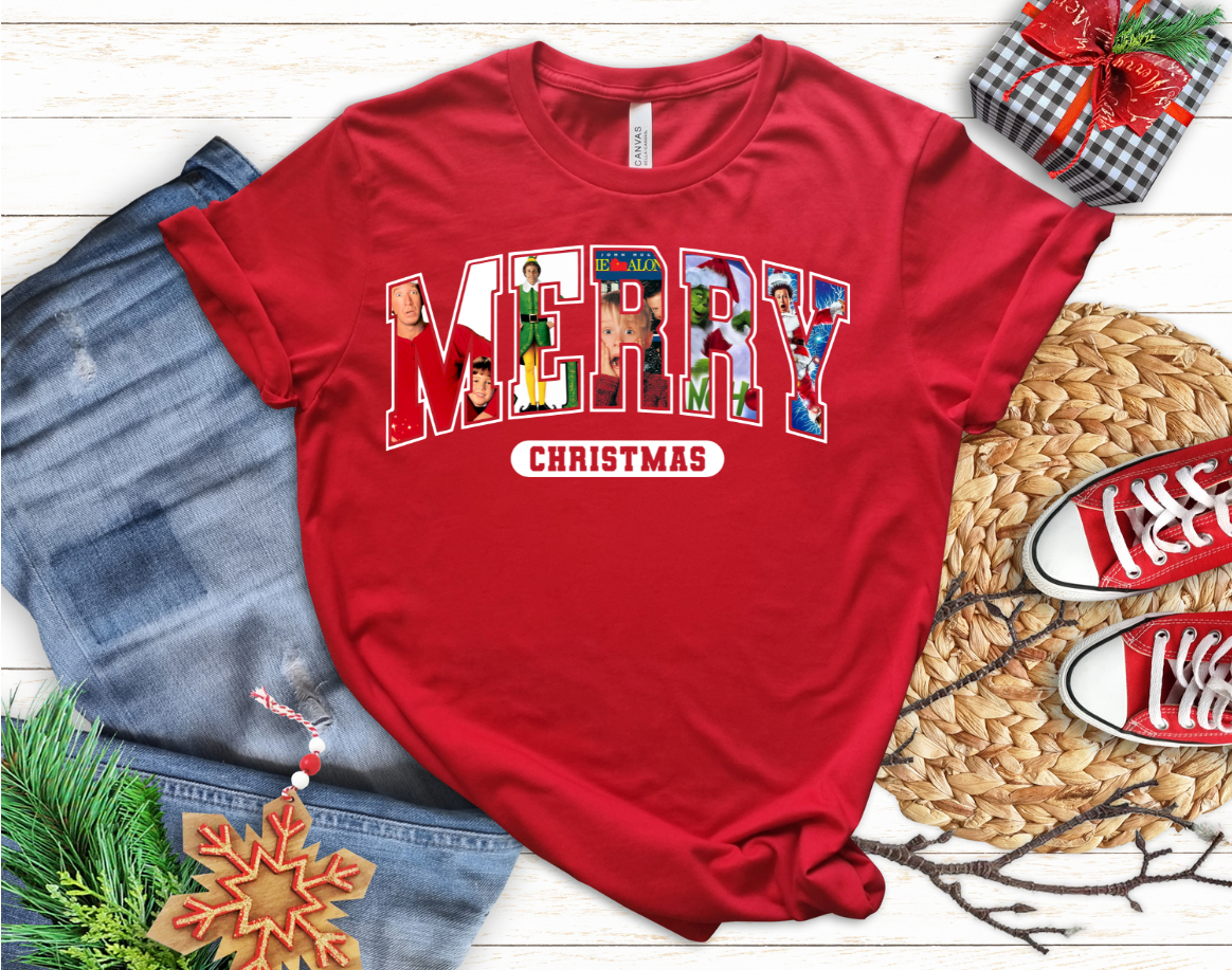 MERRY CHRISTMAS DTF TRANSFER