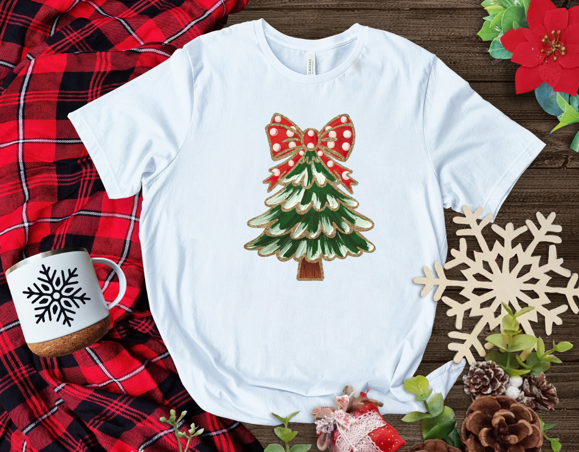 CHRISTMAS TREE DTF TRANSFER