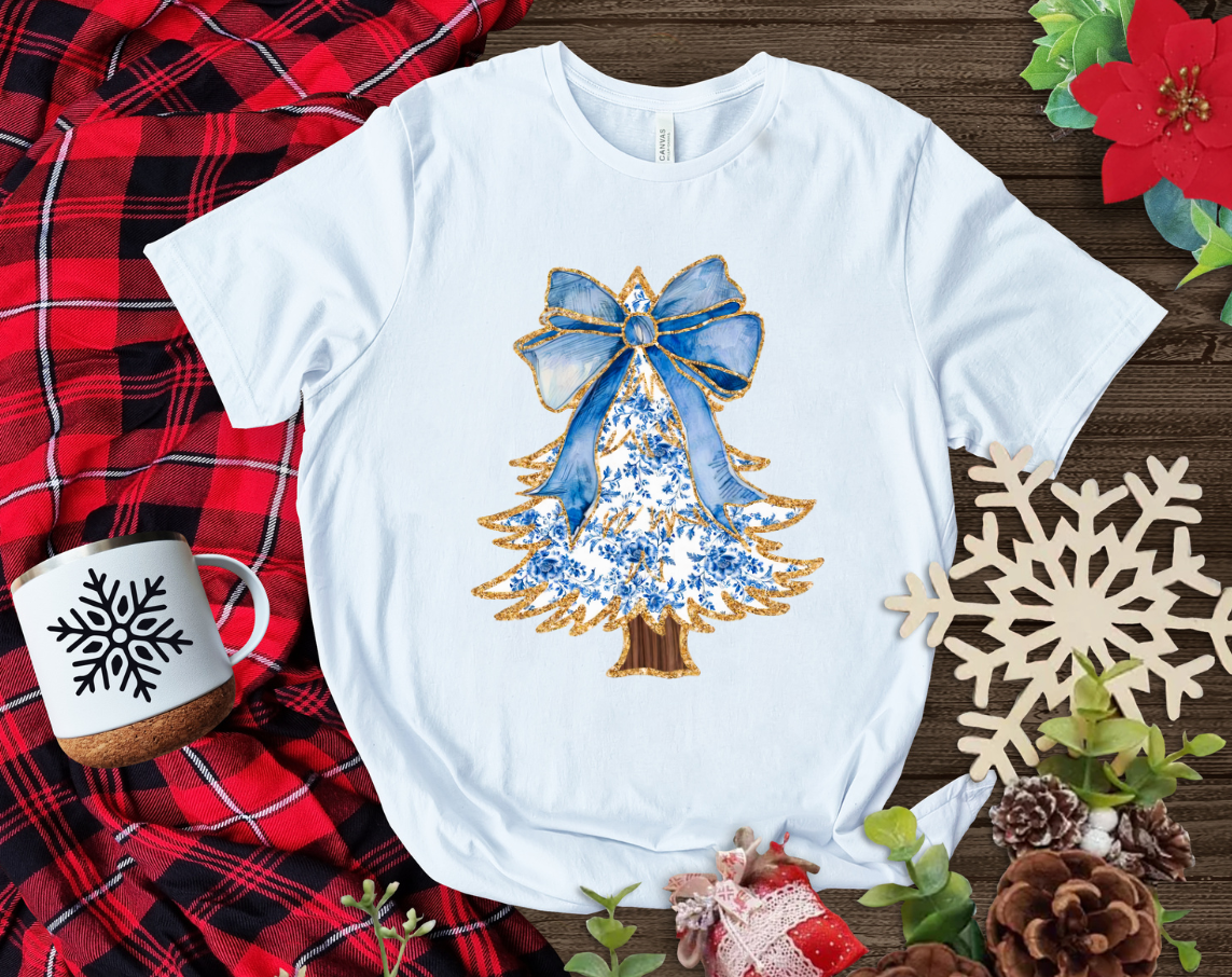 CHRISTMAS TREE DTF TRANSFER