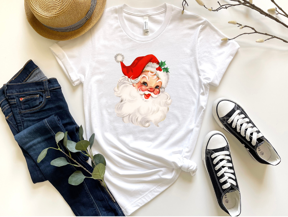 RED HAT SANTA- DTF TRANSFER