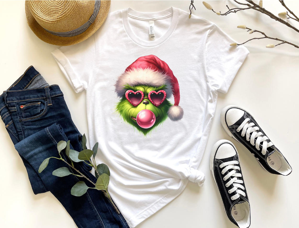 GRINCH BUBBLE GUM- DTF TRANSFER