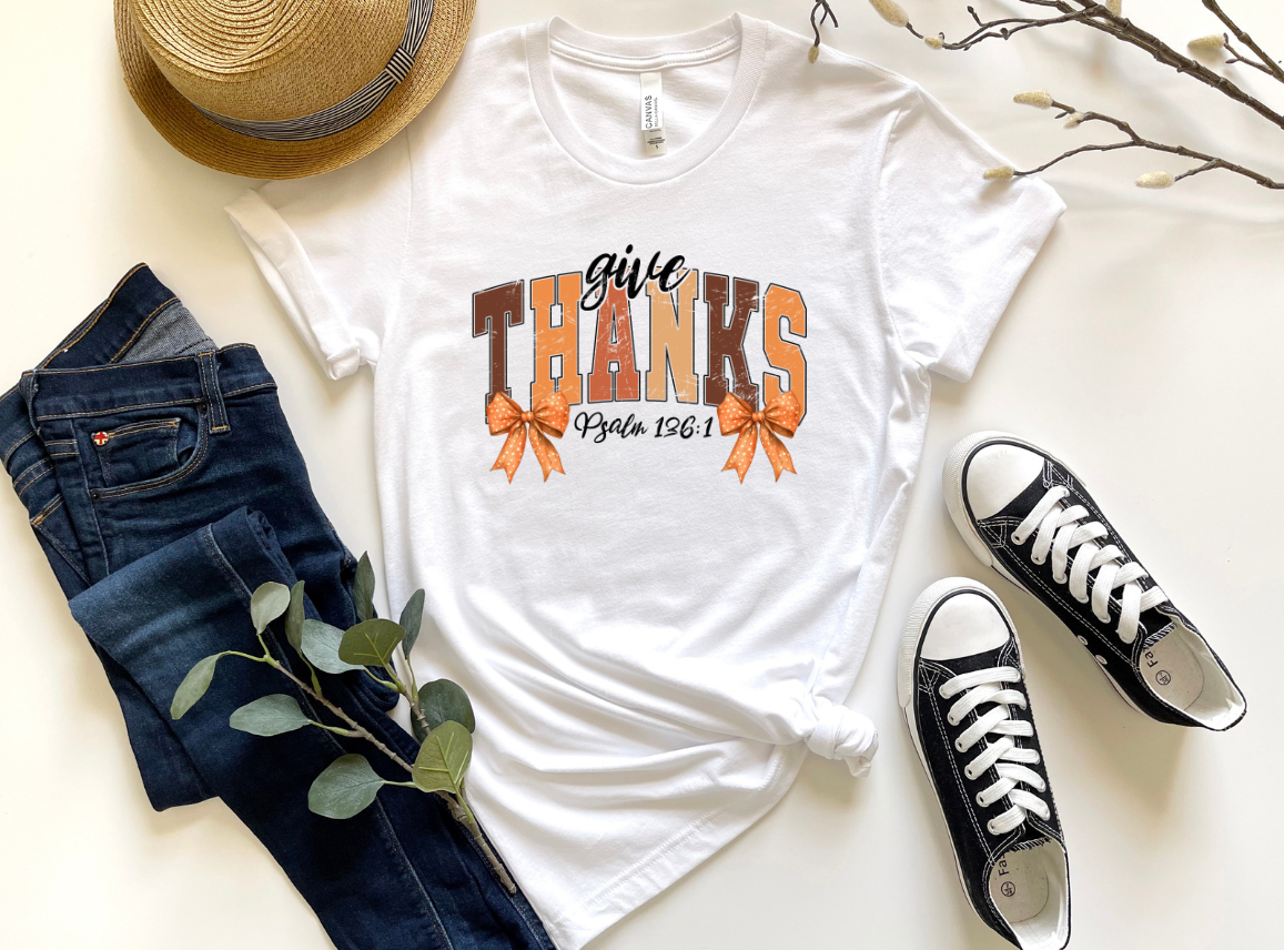 GIVE THANKS- DTF TRANSFER