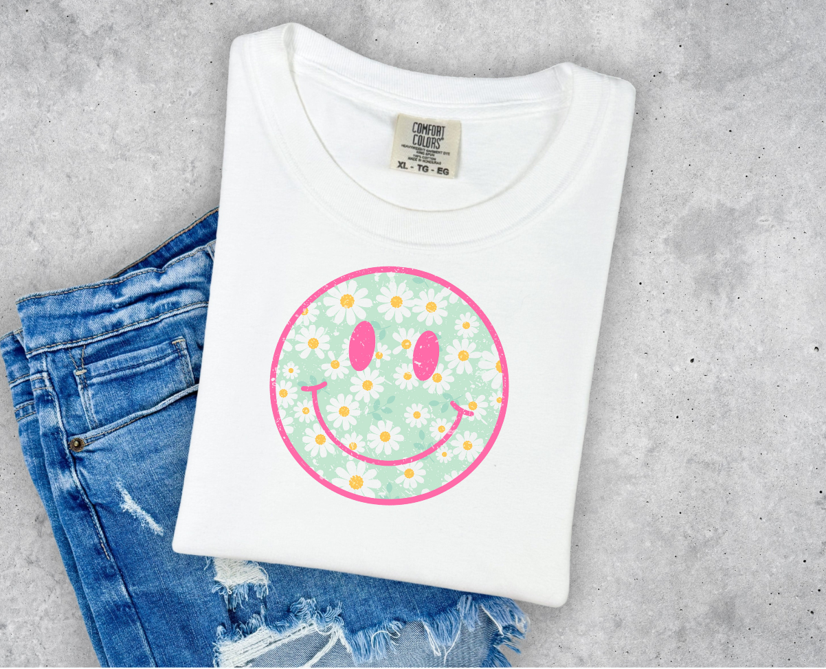 SMILEY FACE DTF TRANSFER