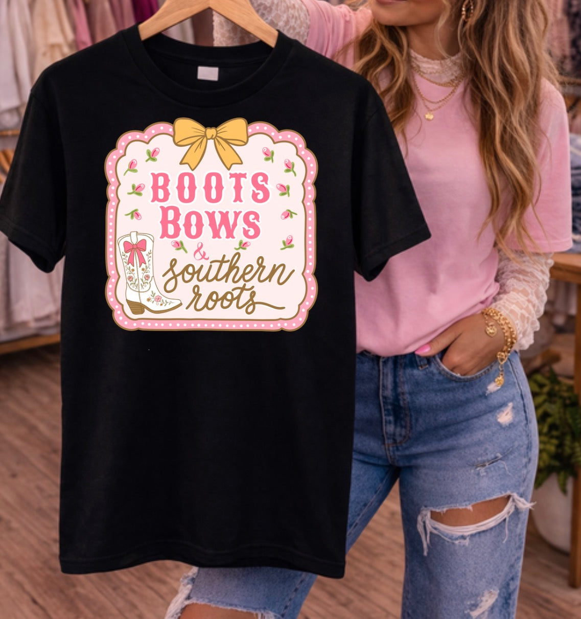 BOOTS AND BOWS TRANSFER
