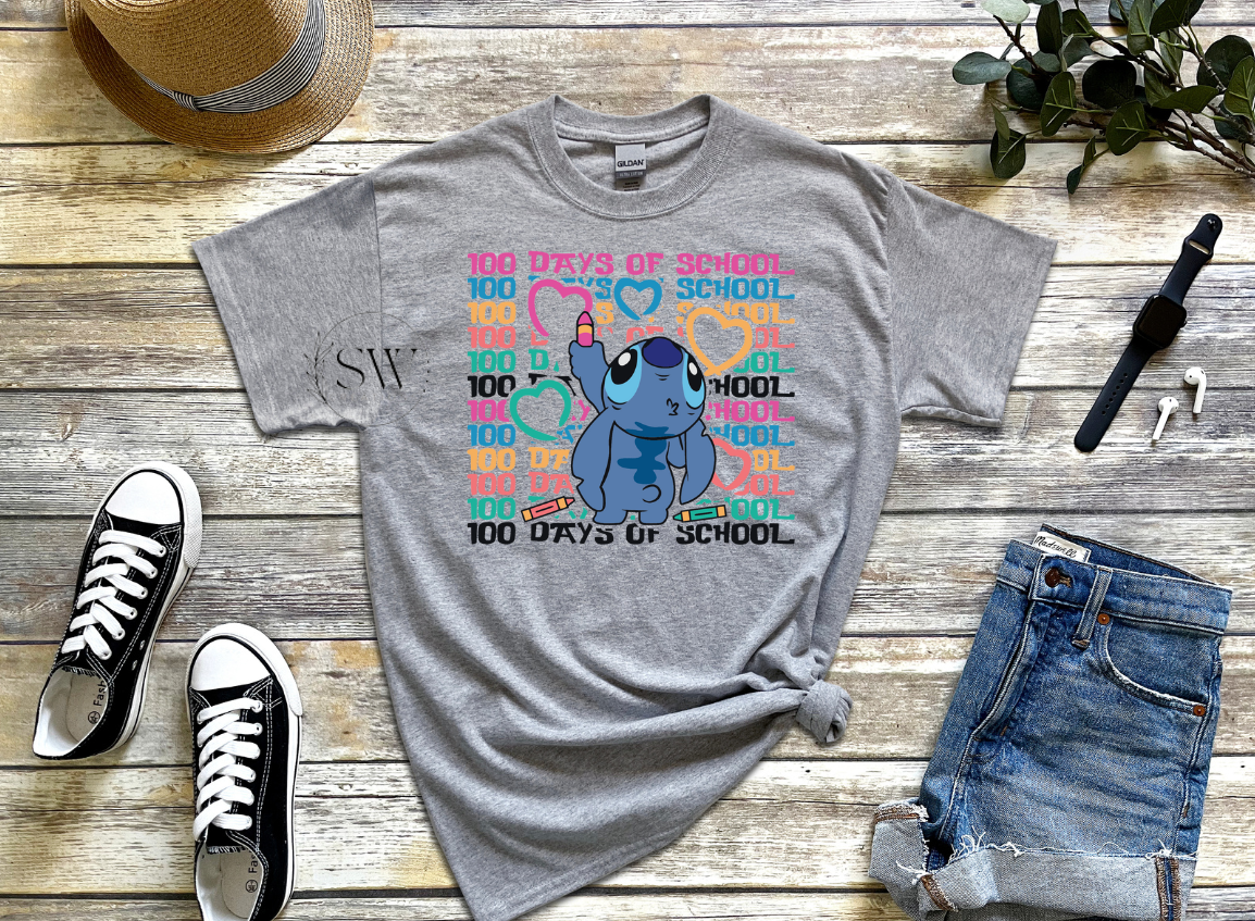 100 DAYS OF SCHOOL DTF PRINT