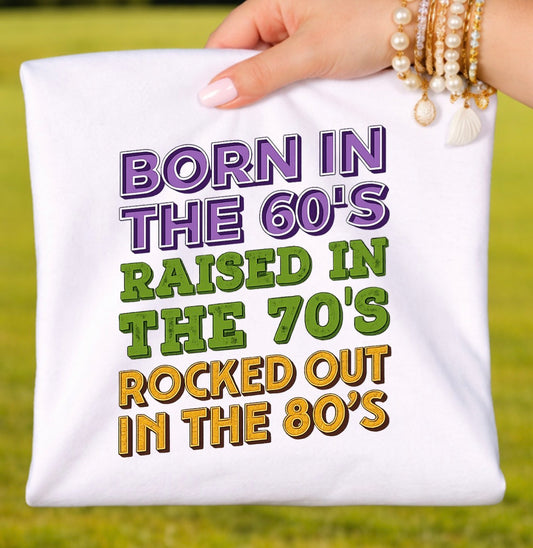 BORN IN THE 60’s TRANSFER