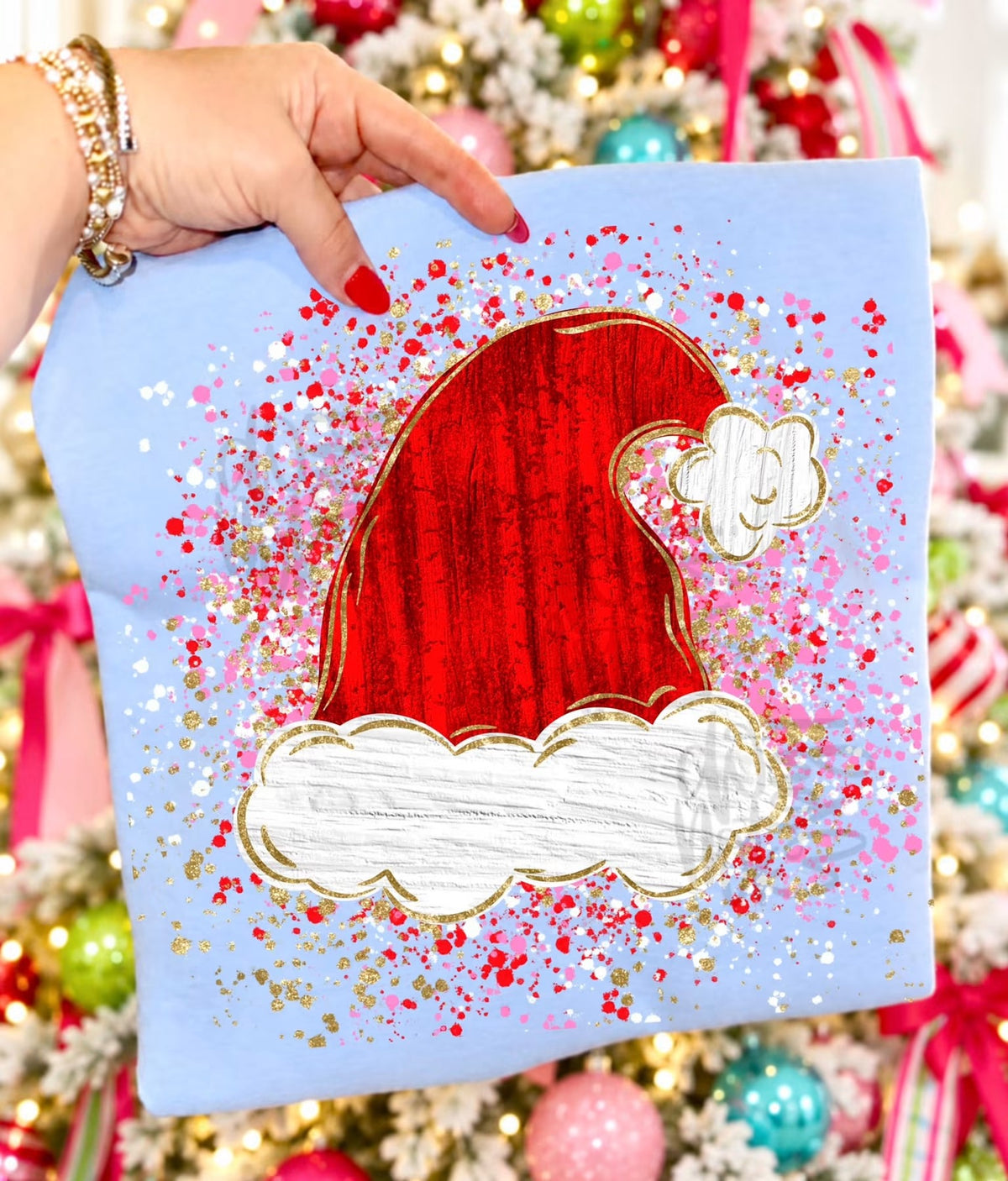 SANTA HAT TRANSFER