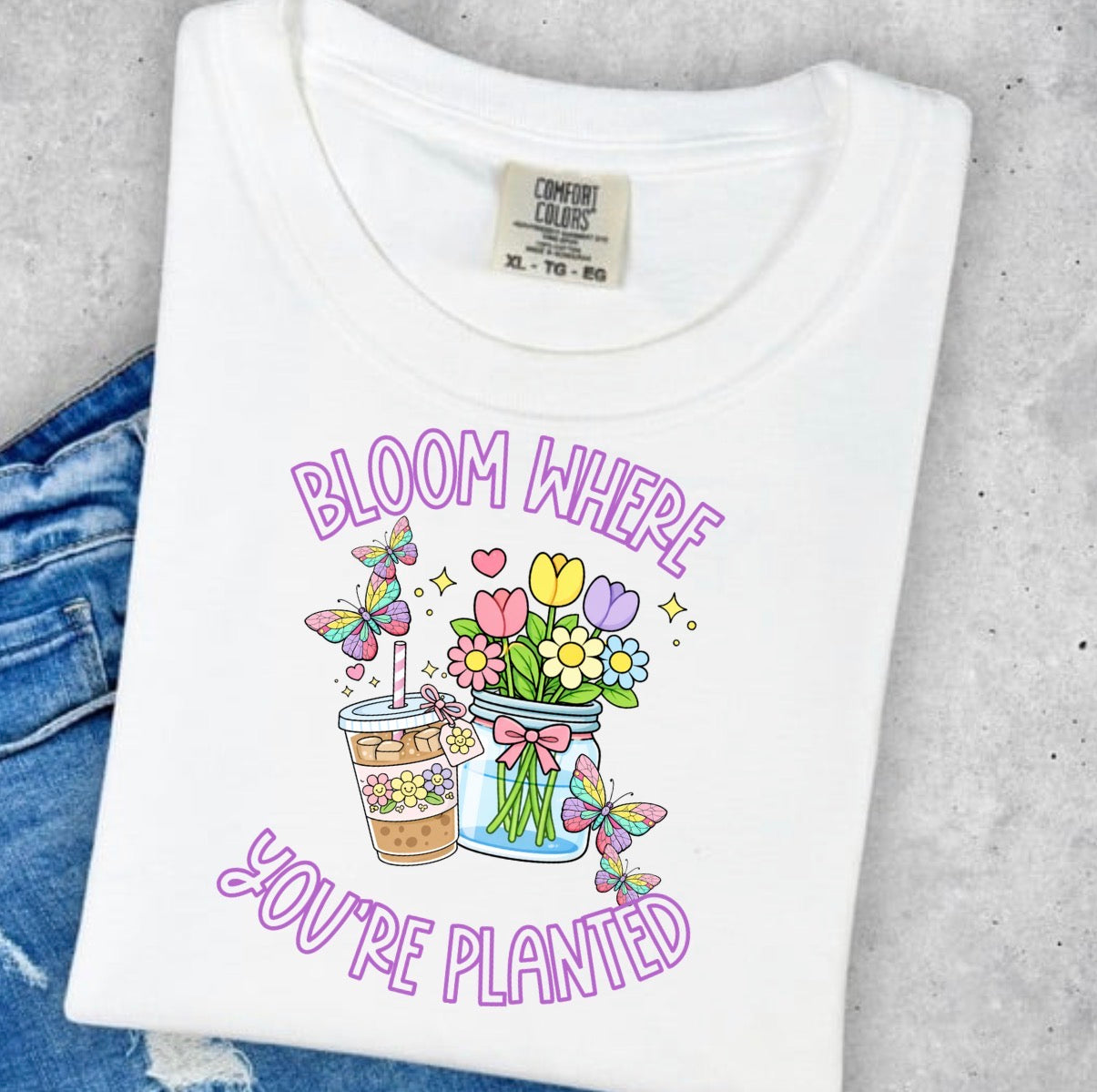 BLOOM WHERE YOU ARE PLANTED TRANSFER