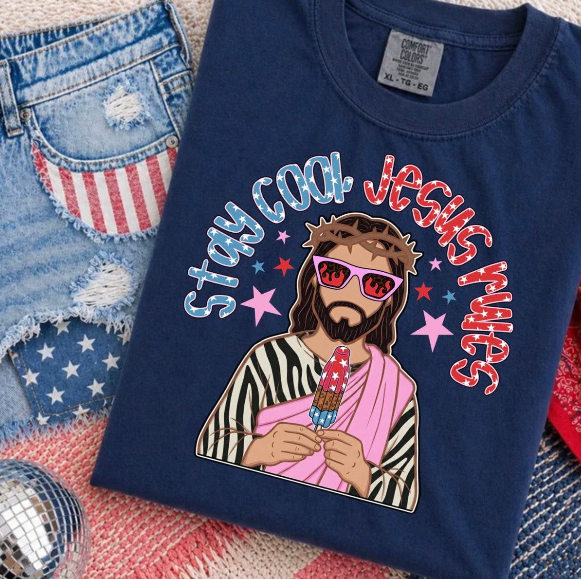 STAY COOL JESUS RULES TRANSFER