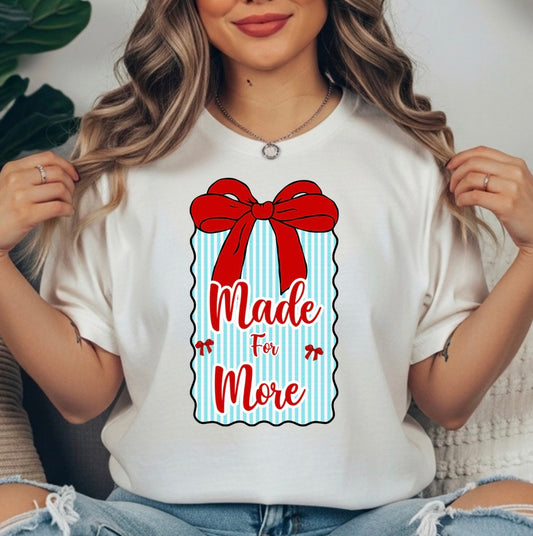 MADE FOR MORE TRANSFER