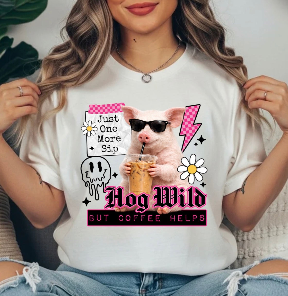 HOG WILD BUT COFFEE HELPS TRANSFER