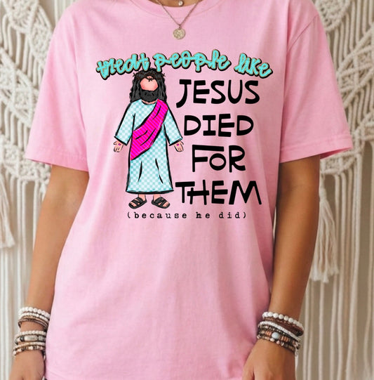 JESUS DIED FOR THEM TRANSFER
