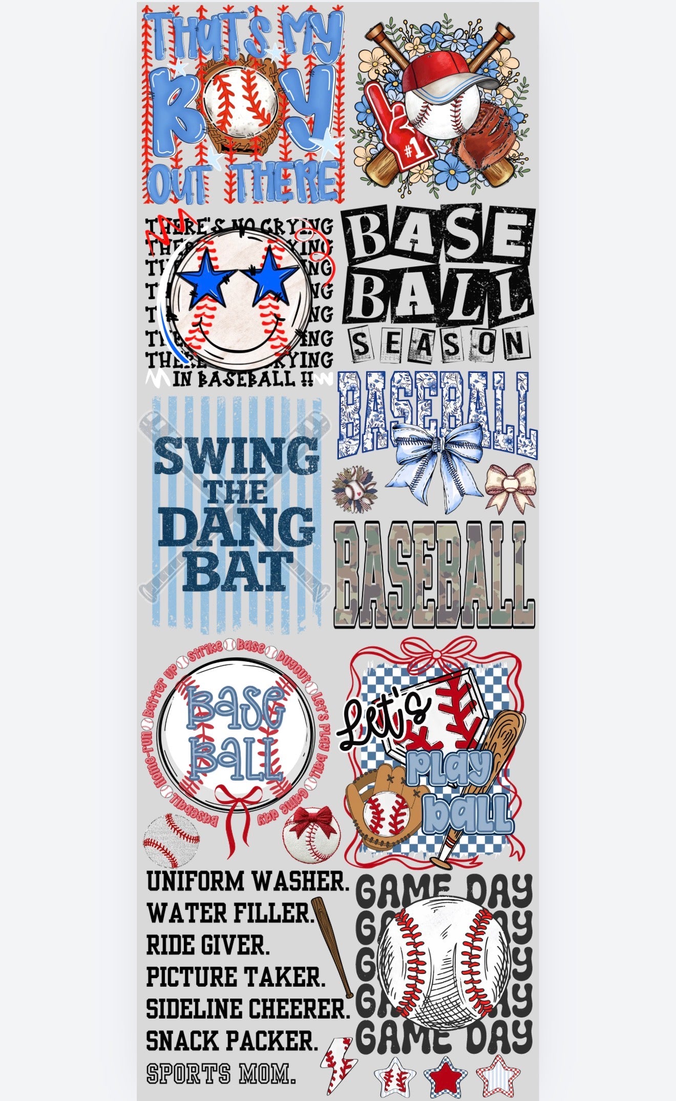 24X 60 Pre- Made gang sheet