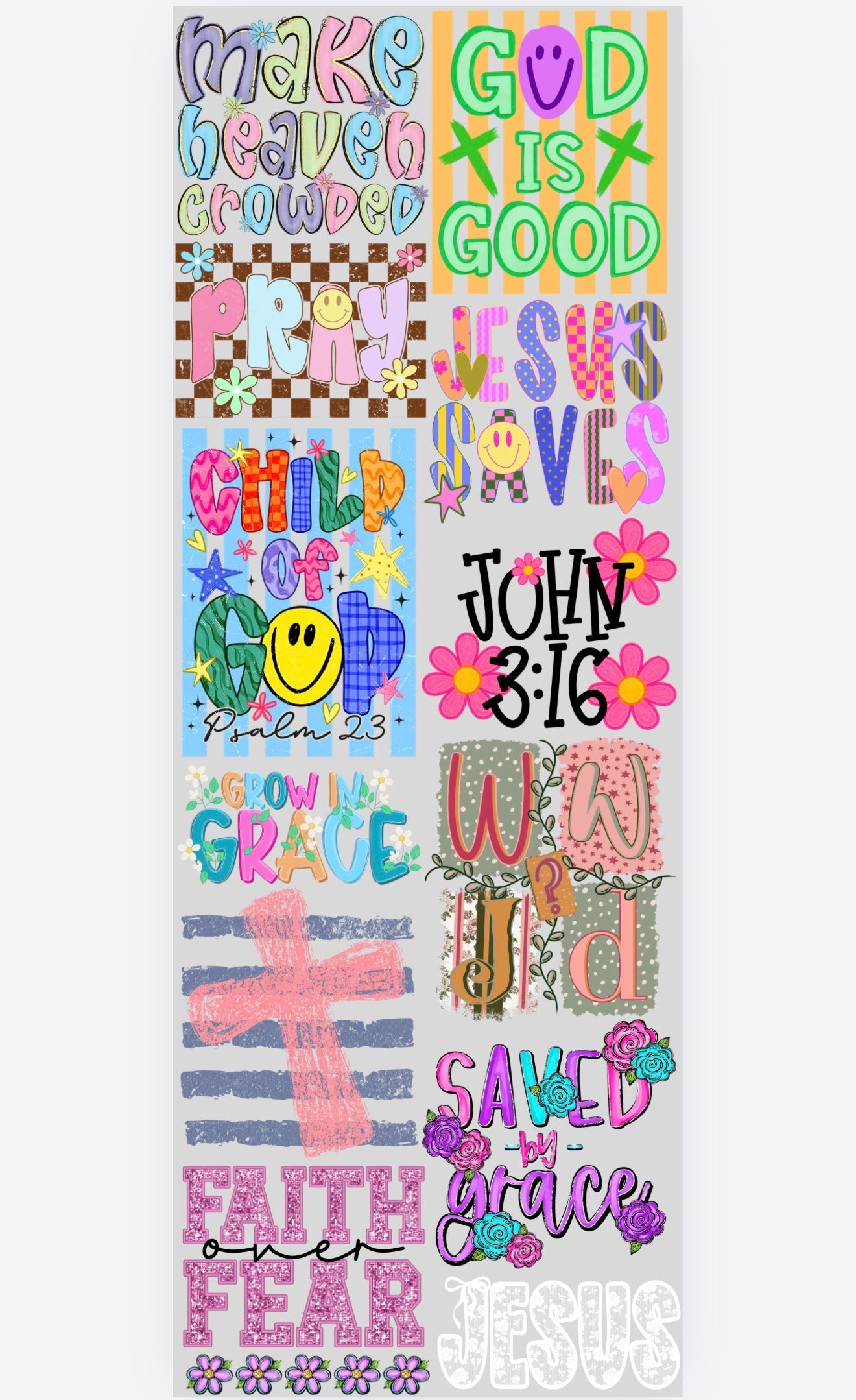 24X 60 Pre- Made gang sheet