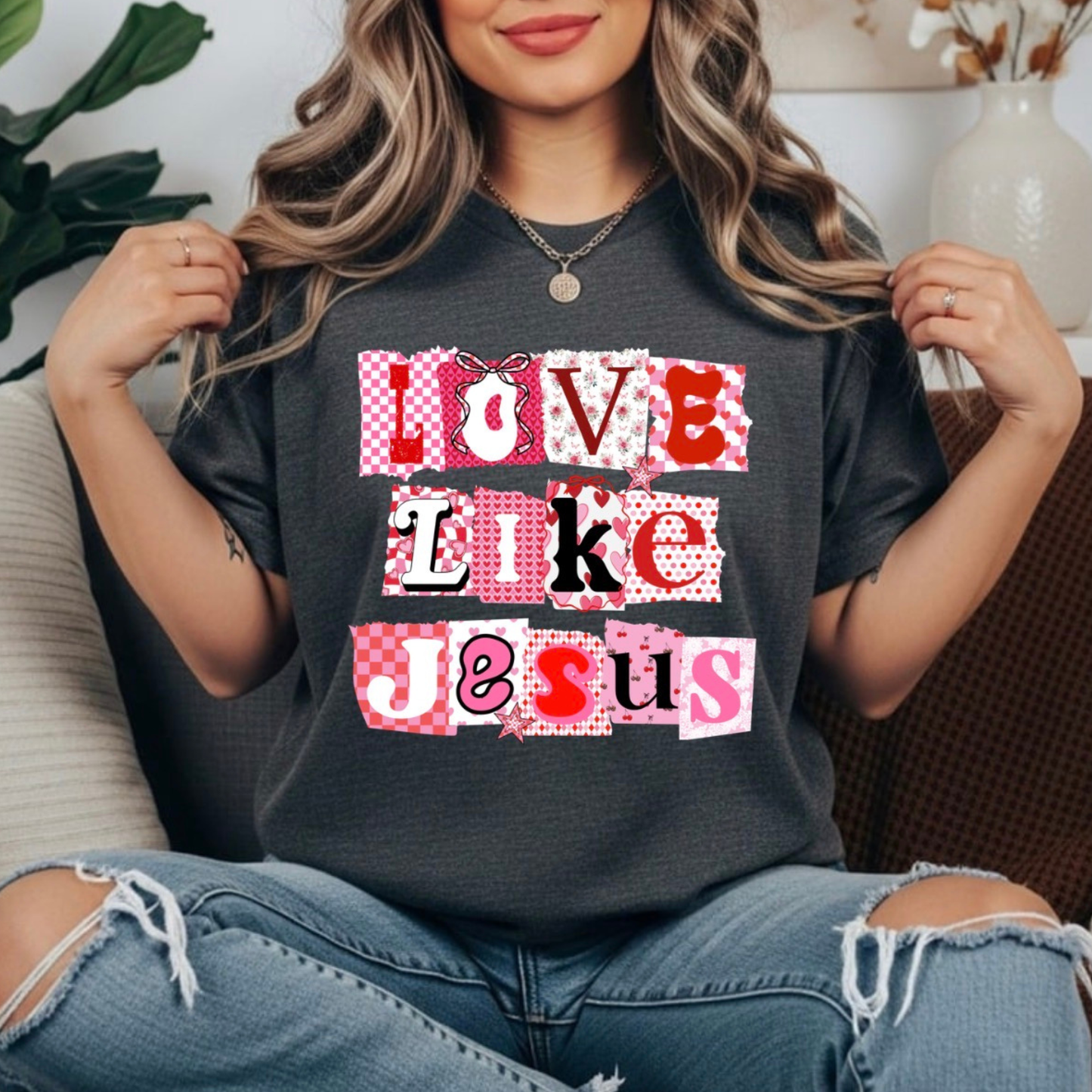 LOVE LIKE JESUS VALENTINES TRANSFER