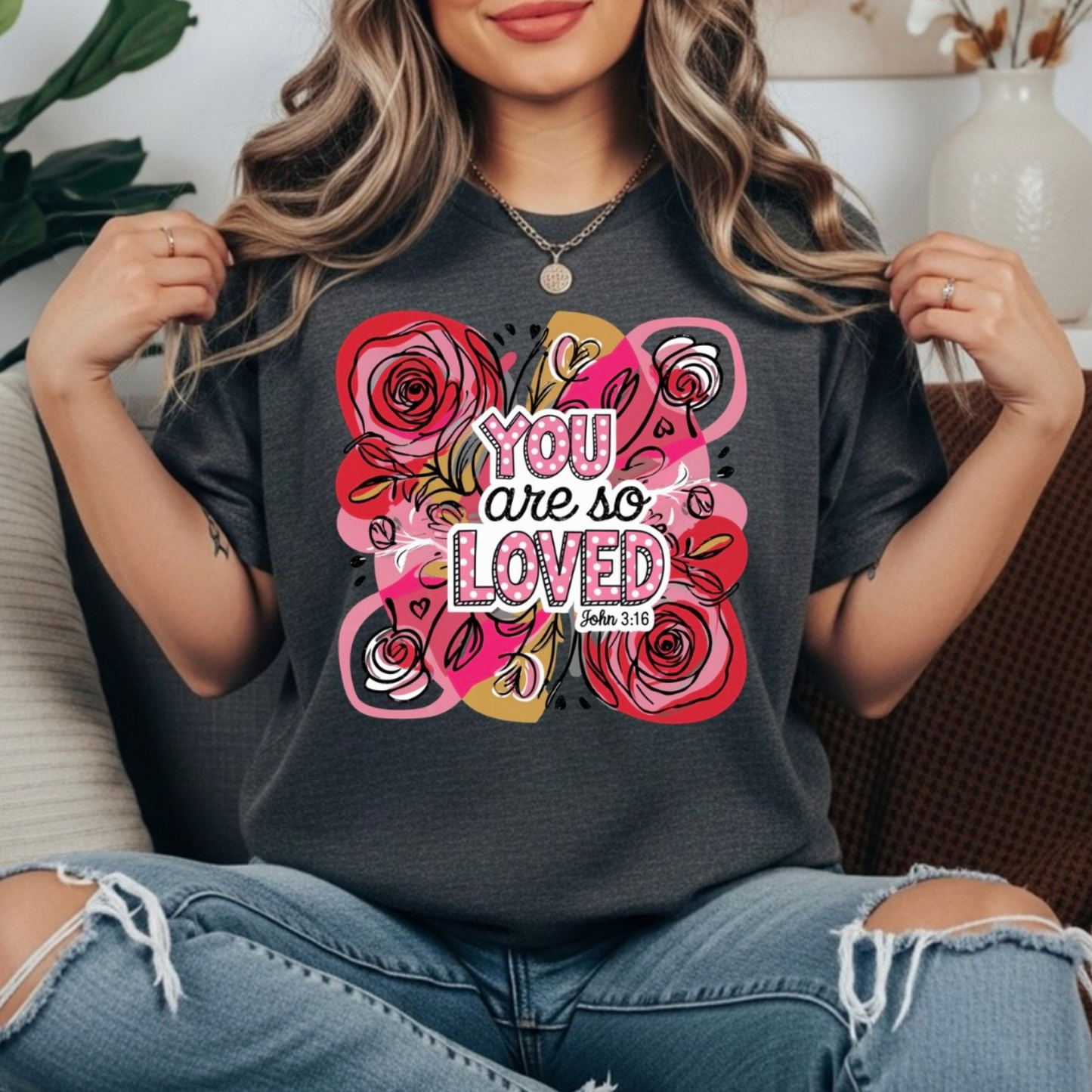 BIBLE VERSE VALENTINES TRANSFER