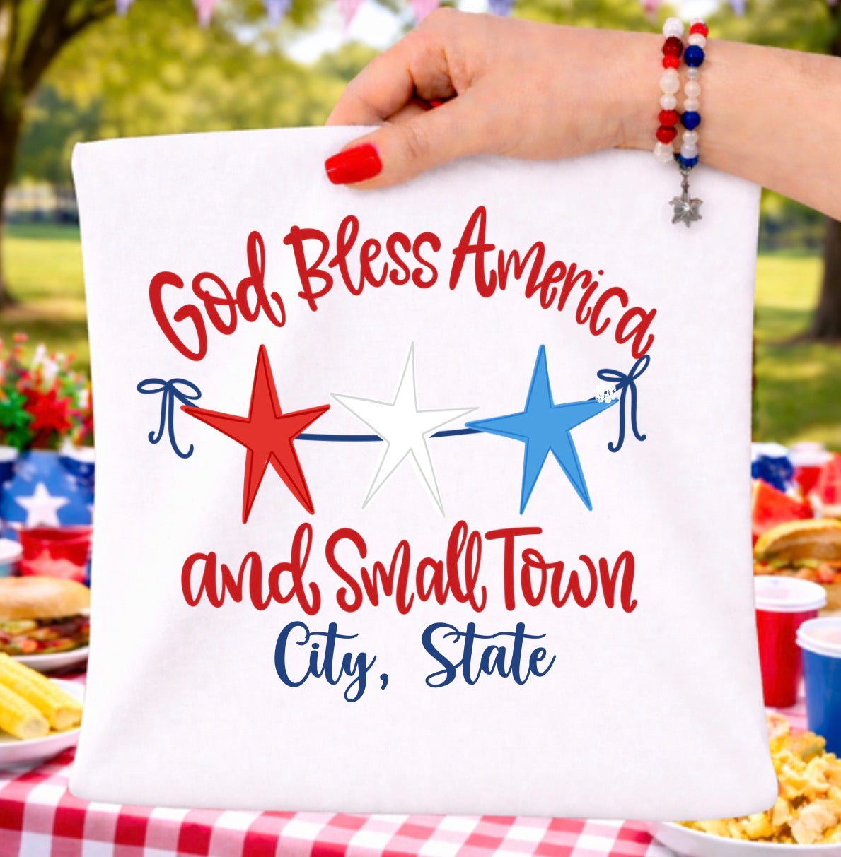 CUSTOM 4TH OF JULY TRANSFER