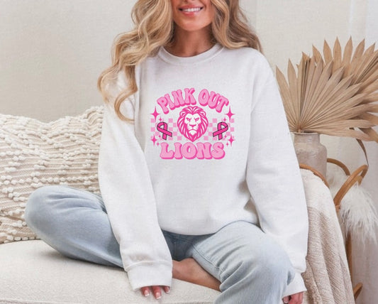 PINK OUT LIONS TRANSFER