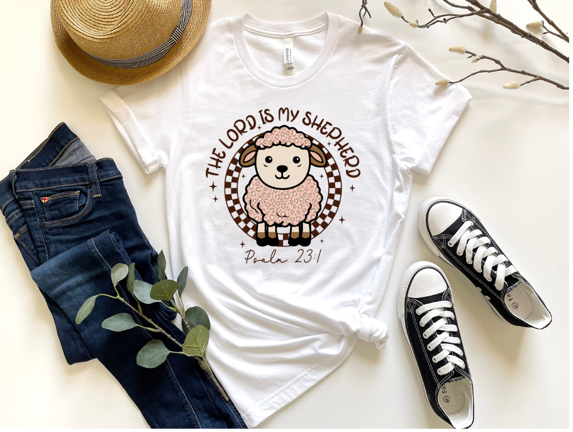 THE LORD IS MY SHEPHERD DTF TRANSFER