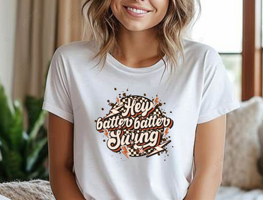 HEY BATTER SWING DTF TRANSFER