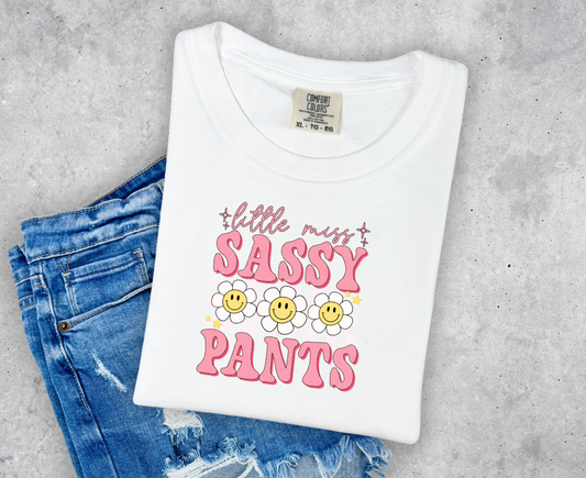 LITTLE MISS SASSY PANTS TRANSFER