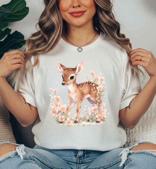 CHRISTMAS DEER TRANSFER