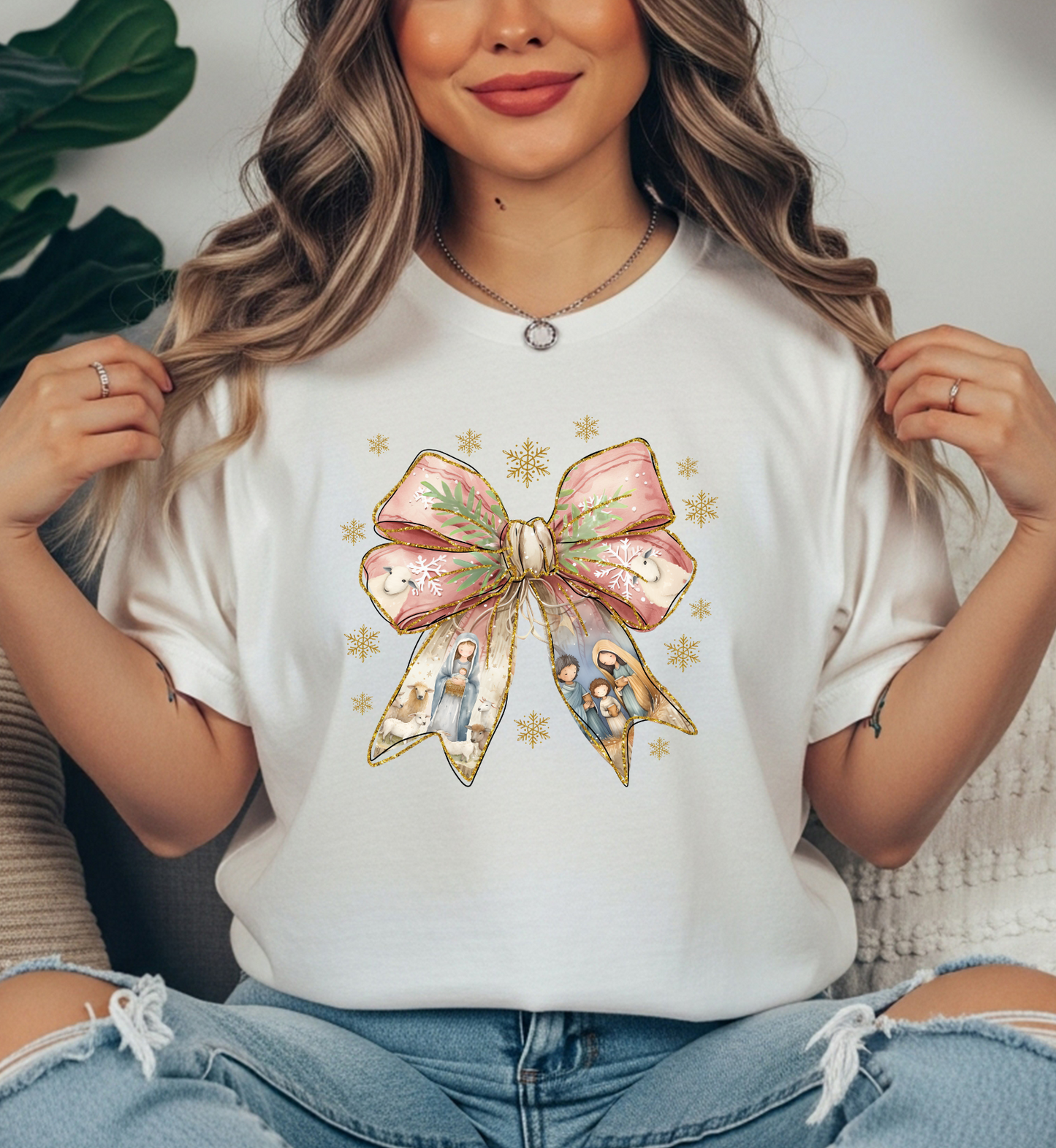 CHRISTMAS BOW TRANSFER