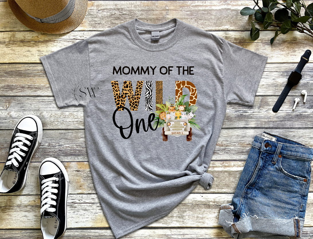 MOMMY OF THE WILD ONE DTF TRANSFER