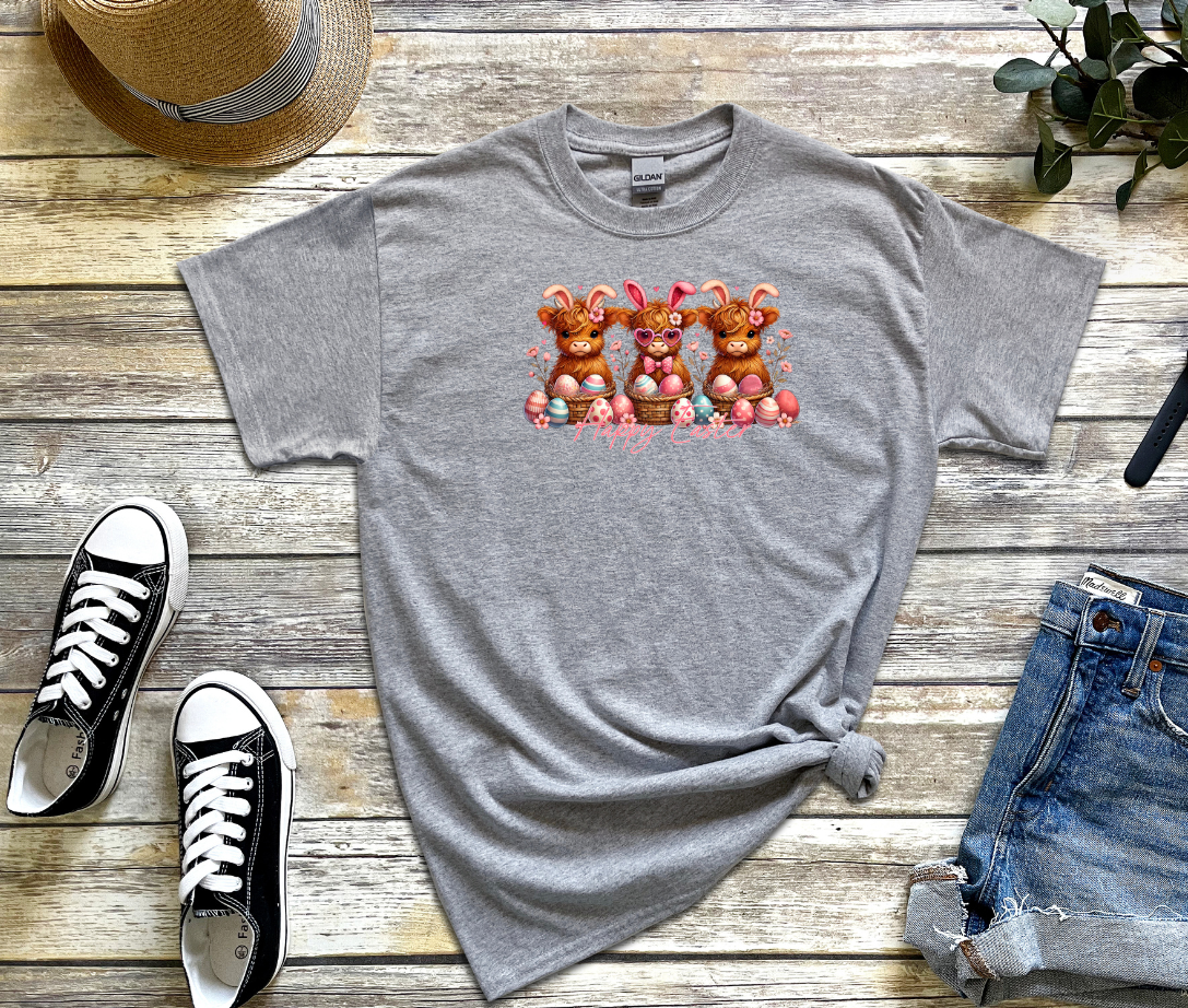 EASTER COW DTF TRANSFER