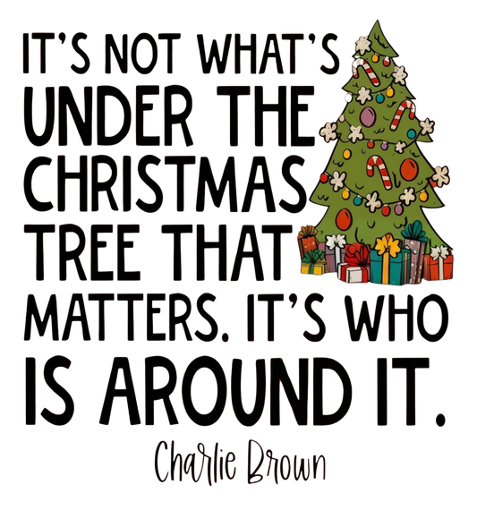 CHARLIE BROWN QUOTE-DTF TRANSFER