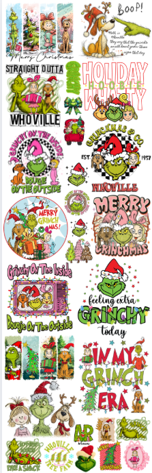 24X 72 Pre- Made gang sheet