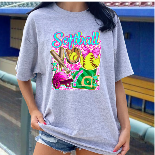 SOFTBALL DTF TRANSFER