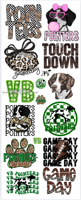 24X 60 Pre- Made Pointers gang sheet