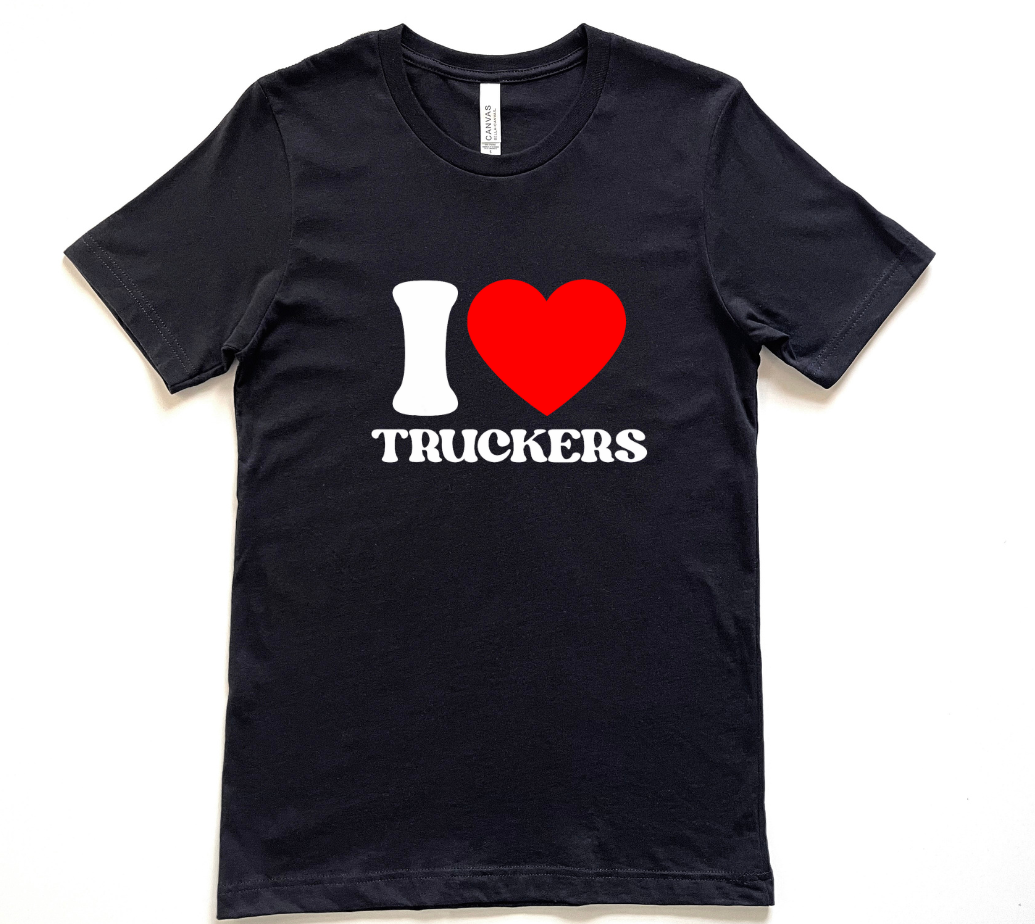 I HEART TRUCKER  TRANSFER